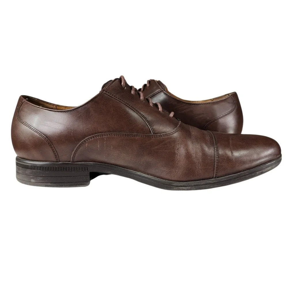 Cole Haan Grand OS Dress Shoes sz 11M Mens Brown Leather‎ Derby Oxford C20409